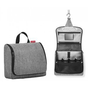 Velká cestovní kosmetická taška - etue Reisenthel toiletbag XL twist silver WO7052