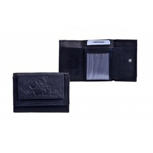 Dámská malá černá peněženka 7116-A BLACK