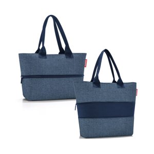 Elegantní nákupní kabelka na zip shopper e1 twist blue RJ4027