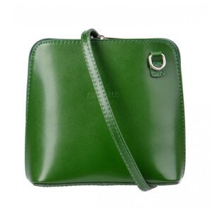 Malá dámská kožená kabelka 133 zelená