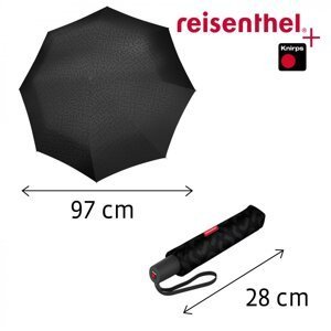 Dámský plně automatický deštník umbrella pocket duomatic SIGNATURE BLACK HOT PRINT RR7058