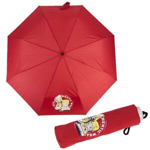 Dívčí skládací odlehčený deštník Mini Light Cool Kids 722165KN03 červený - tenisky