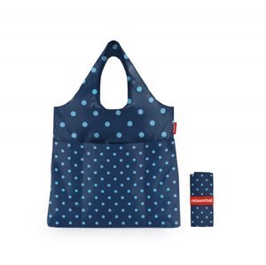 Mini maxi shopper plus mixed dots blue skládací nákupní taška AV4080
