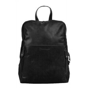 Dámský kožený batoh LA-1060 černý