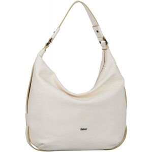 Dámská velká béžová kabelka MALU Hobo bag 8724-13