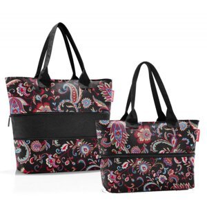 Elegantní nákupní kabelka Shopper e1 paisley black RJ7064