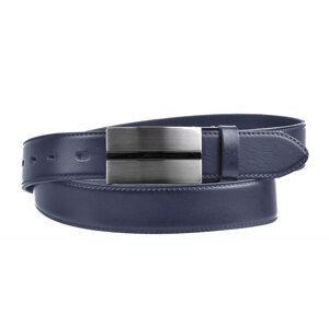 Pánský pásek 35-020-8PS-56 tmavě modrý 100 cm
