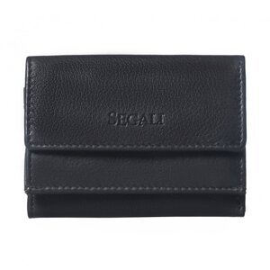 Malá kožená peněženka SG-1756 černá