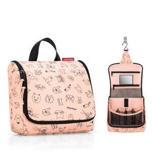 Kosmetická taštička pro děti toiletbag kids cats and dogs rose WH3064