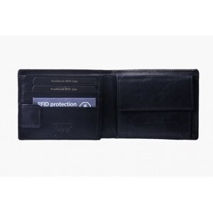 Pánská peněženka kožená černá s RFID DATA SAFE ochranou LBC-111