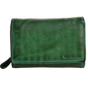 Kožená dámská peněženka WS-6022 zelená