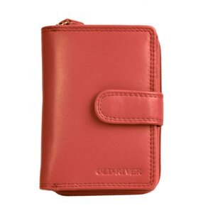Dámská kožená peněženka FL-456 oranžová