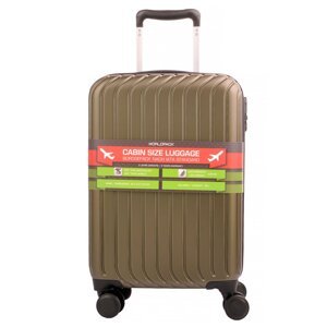 Malý cestovní kabinový kufr 10473-2600 zelený - olivový