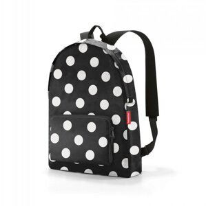 Dámský skládací batoh mini maxi rucksack dots white AP7073