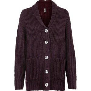 Bonprix RAINBOW pletený kabátek Barva: Fialová, Mezinárodní velikost: XL, EU velikost: 48/50