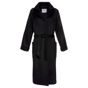 ALPENBLITZ oversize vlněný kabát* Barva: Černá, Mezinárodní velikost: S, EU velikost: 36