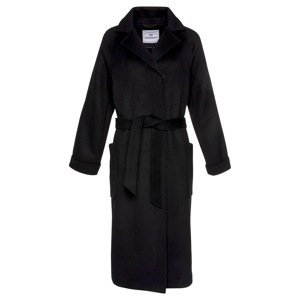 ALPENBLITZ oversize vlněný kabát* Barva: Černá, Mezinárodní velikost: M, EU velikost: 42