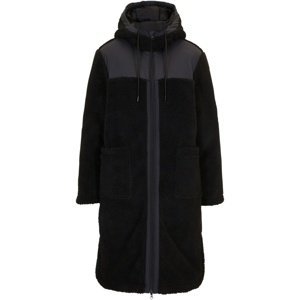 BONPRIX kabát z medvídkového flísu Barva: Černá, Mezinárodní velikost: L, EU velikost: 46