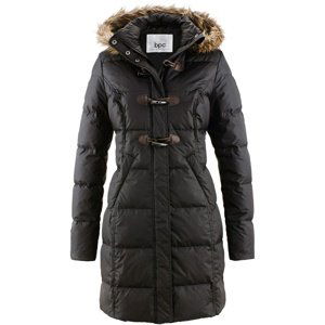 BONPRIX prošívaný kabát Barva: Černá, Mezinárodní velikost: S, EU velikost: 38