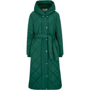 BONPRIX prošívaný kabát s páskem Barva: Zelená, Mezinárodní velikost: M, EU velikost: 40