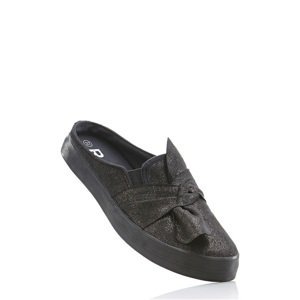 Bonprix RAINBOW pantofle s mašlí Barva: Černá, Velikost bot: 35
