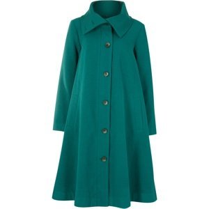 BONPRIX kabát na knoflíky Barva: Zelená, Mezinárodní velikost: M, EU velikost: 42