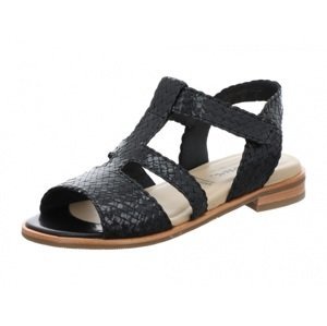 jiná značka SIOUX "COSINDA" kožené sandály Barva: Černá, Velikost bot: 42