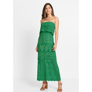 Bonprix BODYFLIRT pletené šaty Barva: Zelená, Mezinárodní velikost: S, EU velikost: 36/38
