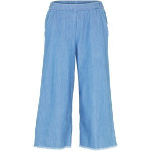 BONPRIX 3/4 kalhoty v riflovém vzhledu Barva: Modrá, Mezinárodní velikost: M, EU velikost: 42