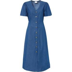 Bonprix BPC SELECTION šaty v riflovém vzhledu Barva: Modrá, Mezinárodní velikost: M, EU velikost: 42