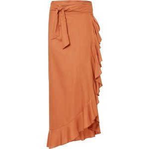 Bonprix BODYFLIRT zavinovací sukně Barva: Oranžová, Mezinárodní velikost: S, EU velikost: 36