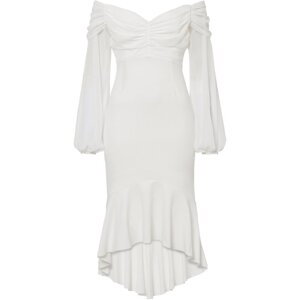 Bonprix BODYFLIRT elegantní šaty Barva: Bílá, Mezinárodní velikost: S, EU velikost: 36