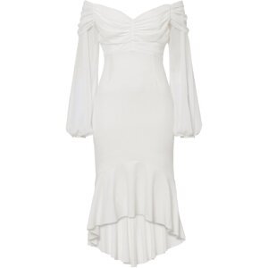 Bonprix BODYFLIRT elegantní šaty Barva: Bílá, Mezinárodní velikost: S, EU velikost: 36