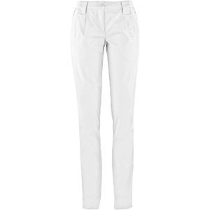 BONPRIX strečové kalhoty Barva: Bílá, Mezinárodní velikost: M, EU velikost: 42