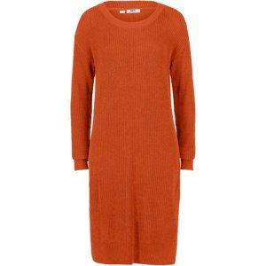 BONPRIX pletené šaty Barva: Hnědá, Mezinárodní velikost: L, EU velikost: 44/46