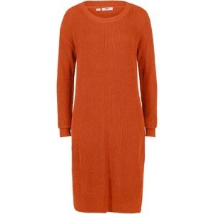 BONPRIX pletené šaty Barva: Hnědá, Mezinárodní velikost: L, EU velikost: 44/46
