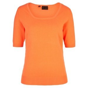 Bonprix BPC SELECTION svetr s krátkým rukávem Barva: Oranžová, Mezinárodní velikost: S, EU velikost: 36/38