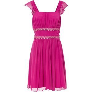 Bonprix BODYFLIRT šaty s pajetkami Barva: Růžová, Mezinárodní velikost: XL, EU velikost: 48/50