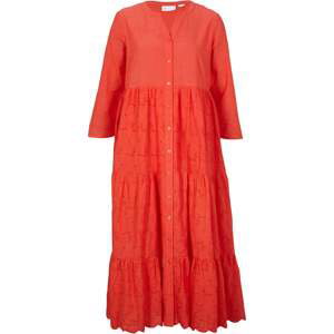 Bonprix BPC SELECTION halenkové šaty Barva: Červená, Mezinárodní velikost: S, EU velikost: 36