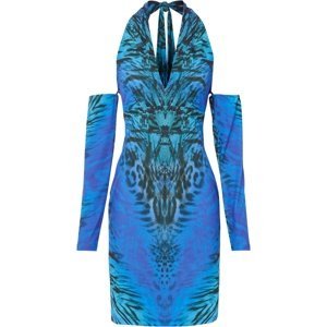 Bonprix BODYFLIRT módní šaty Barva: Modrá, Mezinárodní velikost: L, EU velikost: 44/46