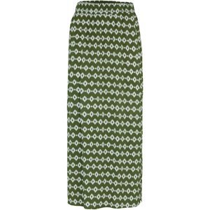 Bonprix BPC SELECTION sukně se vzorem Barva: Zelená, Mezinárodní velikost: L, EU velikost: 46