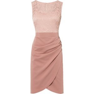 Bonprix BODYFLIRT šaty s krajkou Barva: Růžová, Mezinárodní velikost: M, EU velikost: 40/42