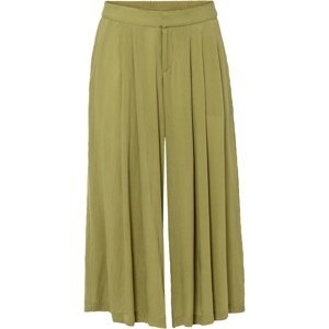 Bonprix RAINBOW 7/8 široké kalhoty "Culotte" Barva: Zelená, Mezinárodní velikost: XL, EU velikost: 48