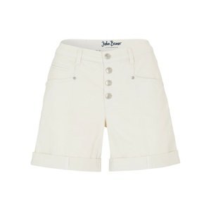 Bonprix JOHN BANER riflové šortky Barva: Bílá, Mezinárodní velikost: XL, EU velikost: 50