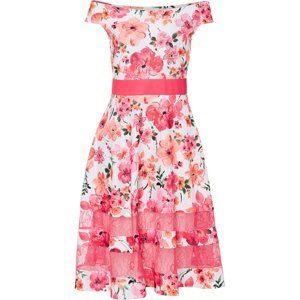 Bonprix BODYFLIRT Carmen šaty Barva: Růžová, Mezinárodní velikost: S, EU velikost: 36/38