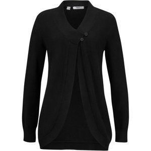 BONPRIX pletený kabátek Barva: Černá, Mezinárodní velikost: XL, EU velikost: 48/50