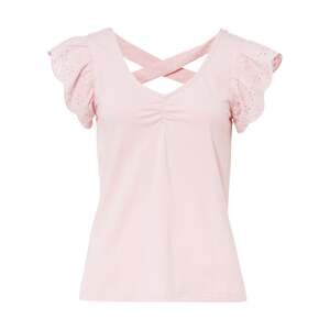 Bonprix BODYFLIRT tričko s vázáním Barva: Růžová, Mezinárodní velikost: S, EU velikost: 36/38
