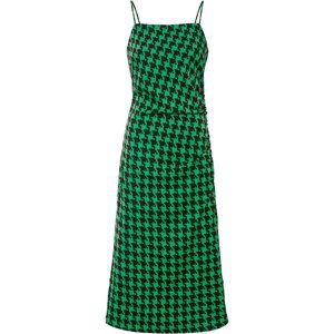 Bonprix BODYFLIRT šaty s řasením na boku Barva: Zelená, Mezinárodní velikost: M, EU velikost: 42