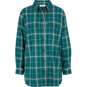 Bonprix JOHN BANER flanelová košile Barva: Zelená, Mezinárodní velikost: S, EU velikost: 38