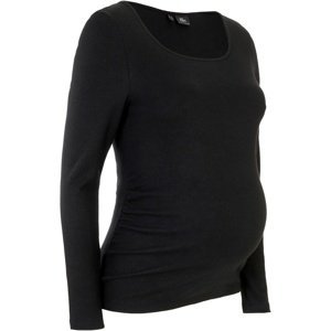 BONPRIX těhotenské tričko Barva: Černá, Mezinárodní velikost: XL, EU velikost: 48/50